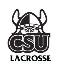 CSU Lacrosse logo, black and white variant, cell 64