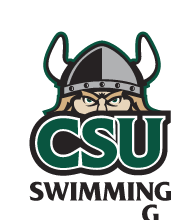 CSU Swimming & Diving logo, full color variant, cell 69