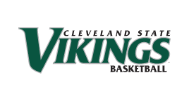 Cleveland State Vikings Basketball wordmark, full color variant, cell 75