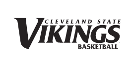 Cleveland State Vikings Basketball wordmark, black and white variant, cell 76