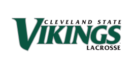 Cleveland State Vikings Lacrosse wordmark, full color variant, cell 83