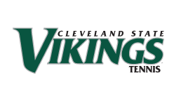 Cleveland State Vikings Tennis wordmark, full color variant, cell 89