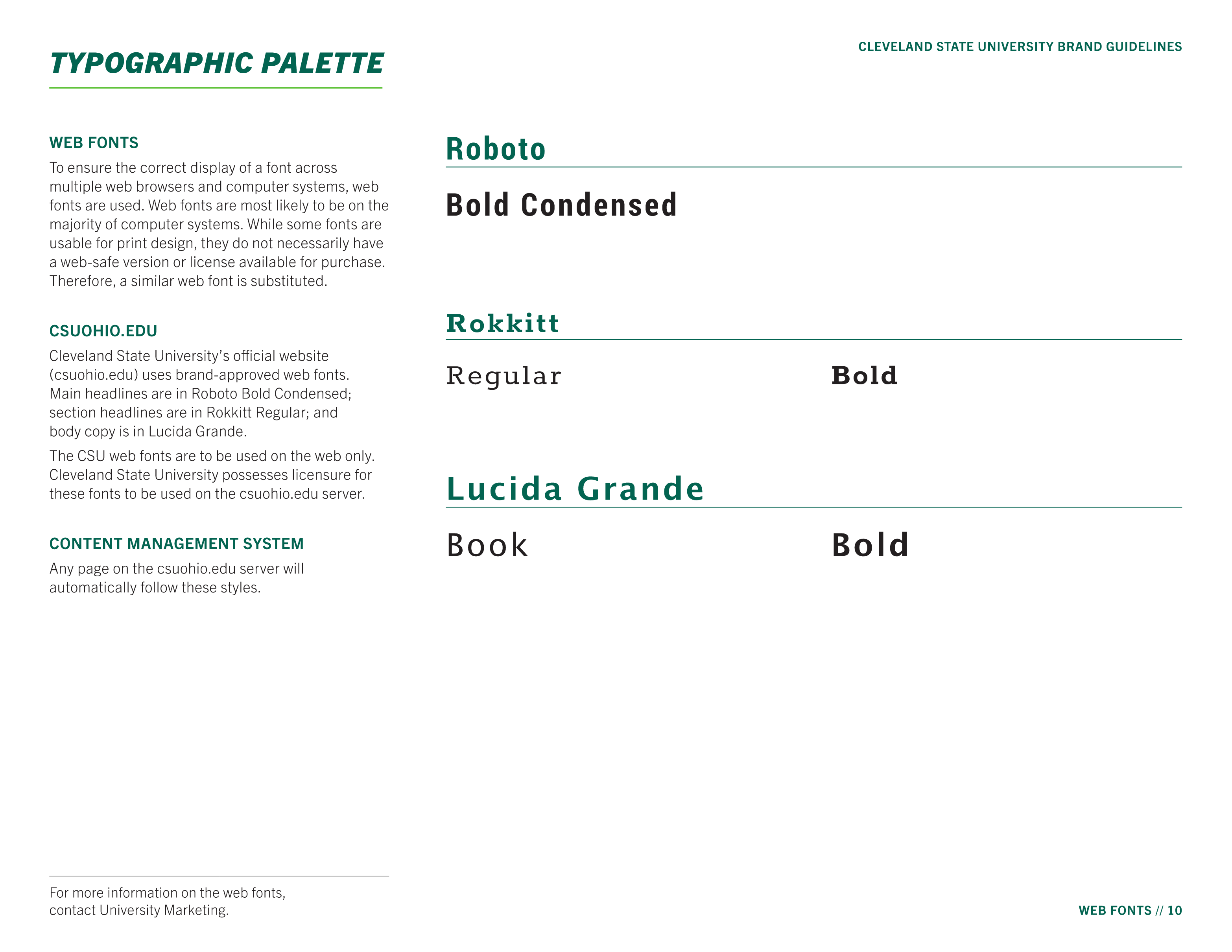 Full Page Guideline Sheet, Standard variant