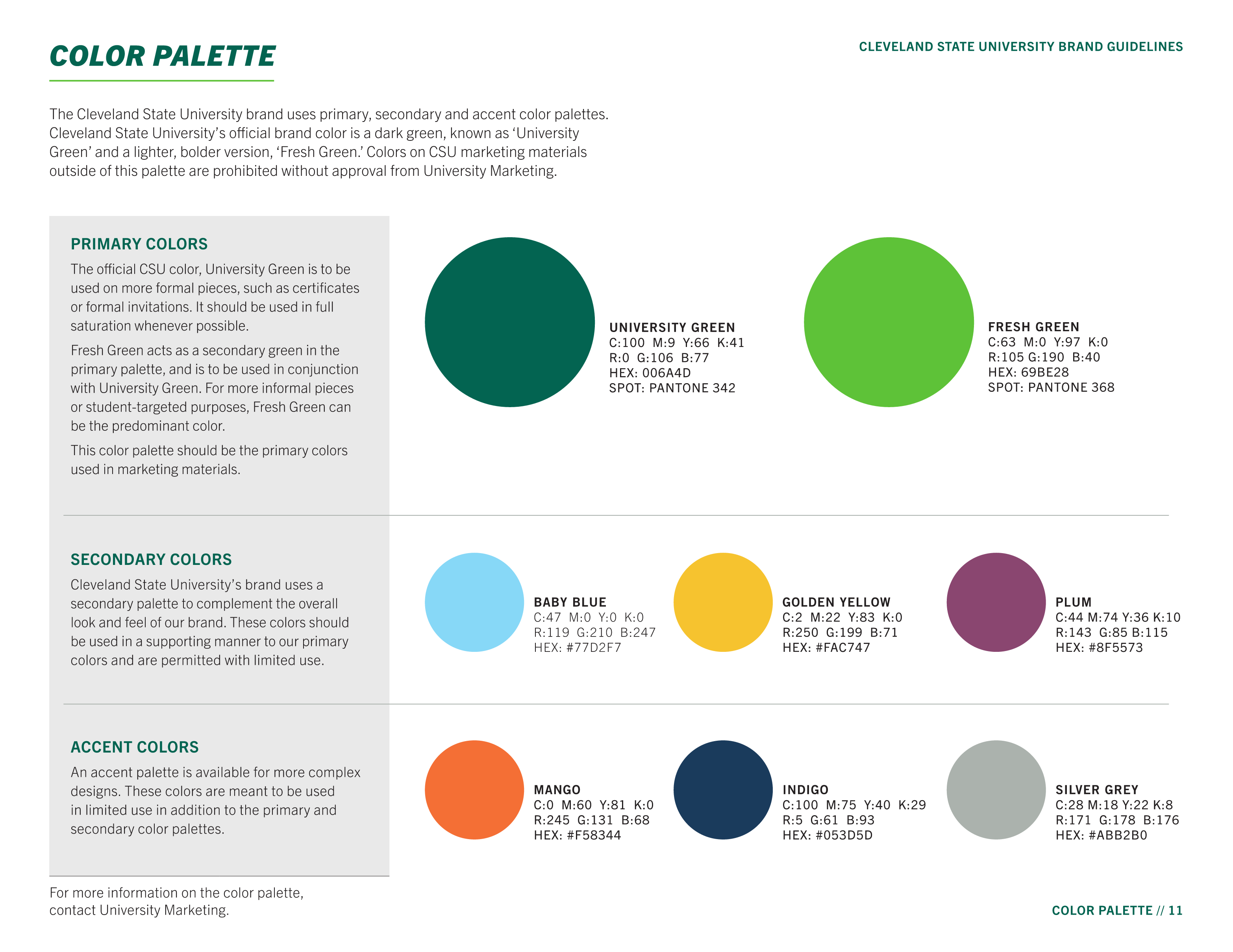 Full Page Guideline Sheet, Standard variant