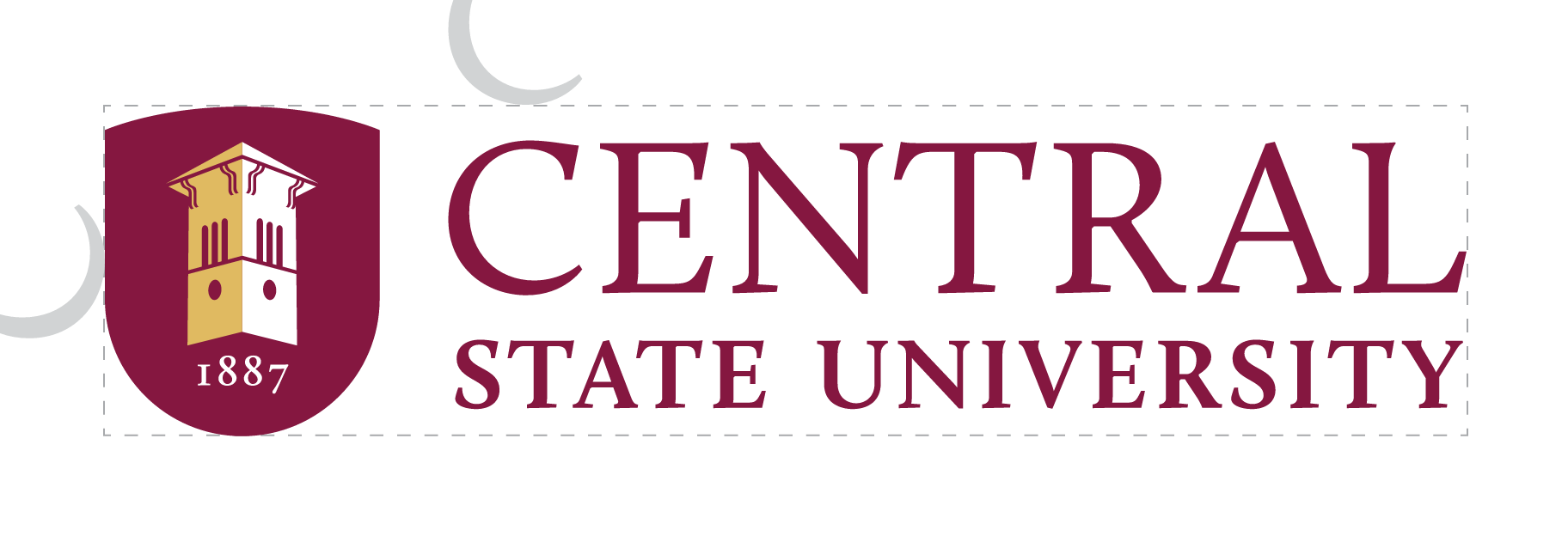 Central State University primary logo, full color variant