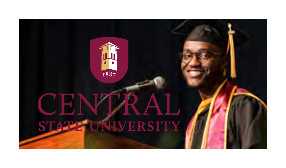Central State University logo, incorrect contrast on image variant