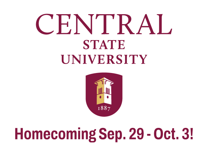 Central State University logo, incorrect typographic configuration variant