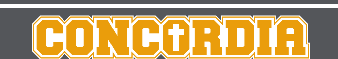 CONCORDIA wordmark, gold variant, cell 6