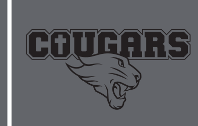 Cougars lockup, black/grey variant, cell 77