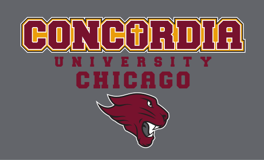 Concordia University Chicago & Cougar Head, full color variant, cell 90