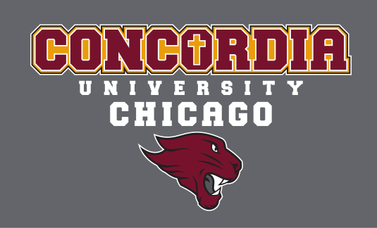 Concordia University Chicago & Cougar Head, full color variant, cell 91