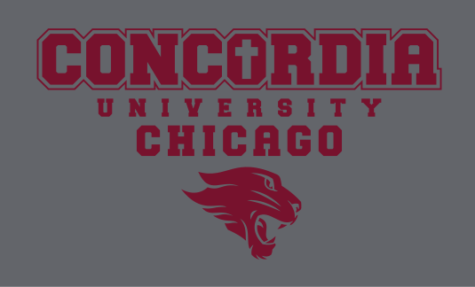 Concordia University Chicago & Cougar Head, maroon variant, cell 92