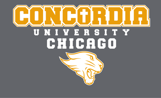 Concordia University Chicago & Cougar Head, gold and white variant, cell 99