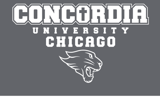 Concordia University Chicago & Cougar Head, white variant, cell 100