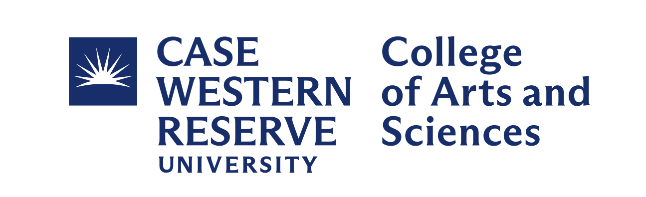 College of Arts and Sciences logo, horizontal side-by-side, blue variant, cell 35