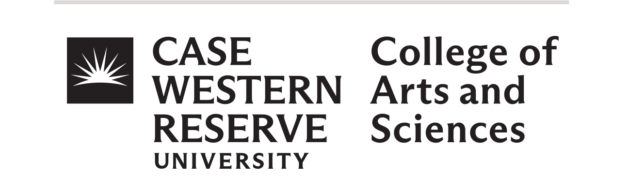 College of Arts and Sciences logo, horizontal side-by-side, blue variant, cell 36