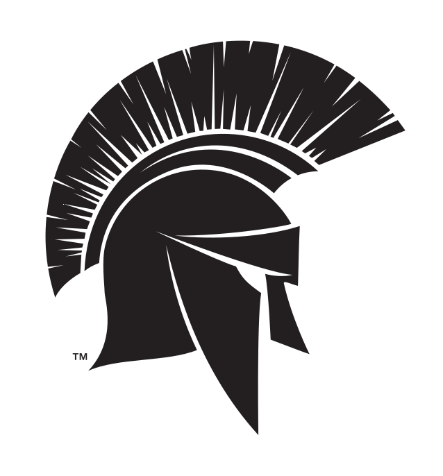 Spartan head, black variant, cell 114