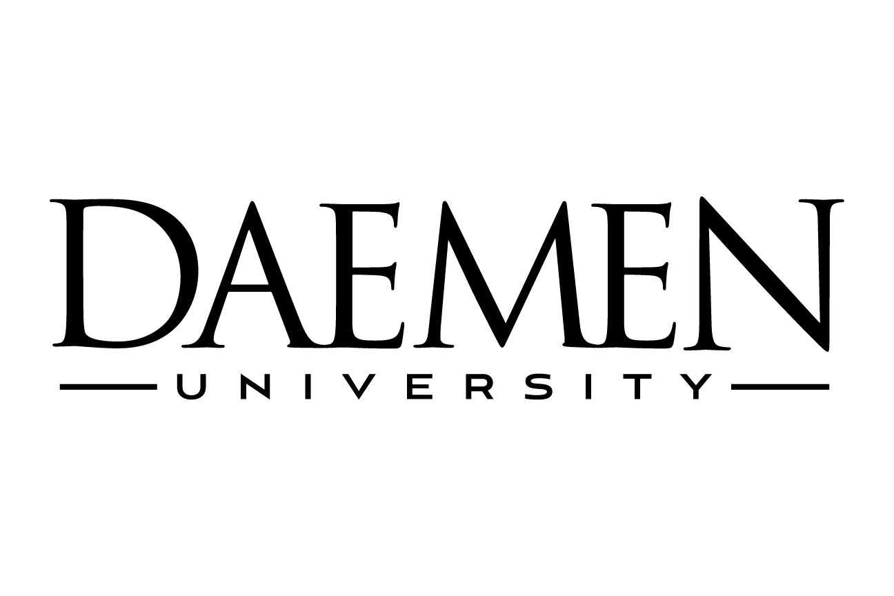 Daemen University wordmark, black variant, cell 36