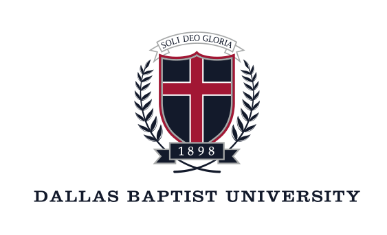 DBU shield wordmark lockup, full color variant, cell 69