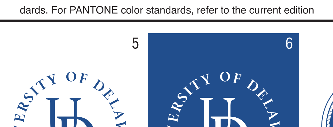 Blue Hen head, full color on blue variant, cell 11