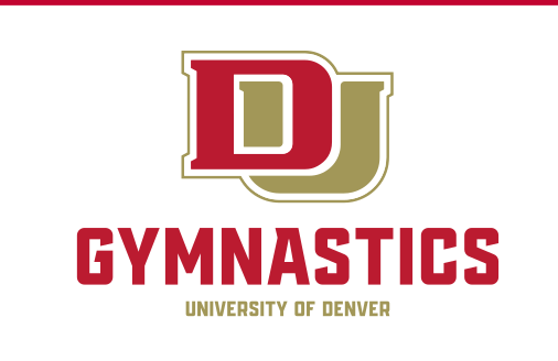 DU Gymnastics logo, 2-color light background variant, cell 16