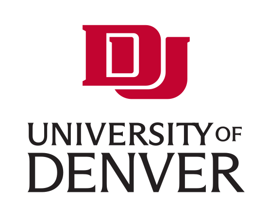 DU monogram lockup, vertical, crimson/black variant, cell 27