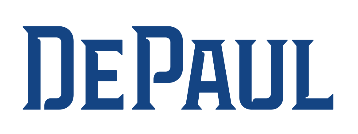 DePaul, blue wordmark variant, cell 15