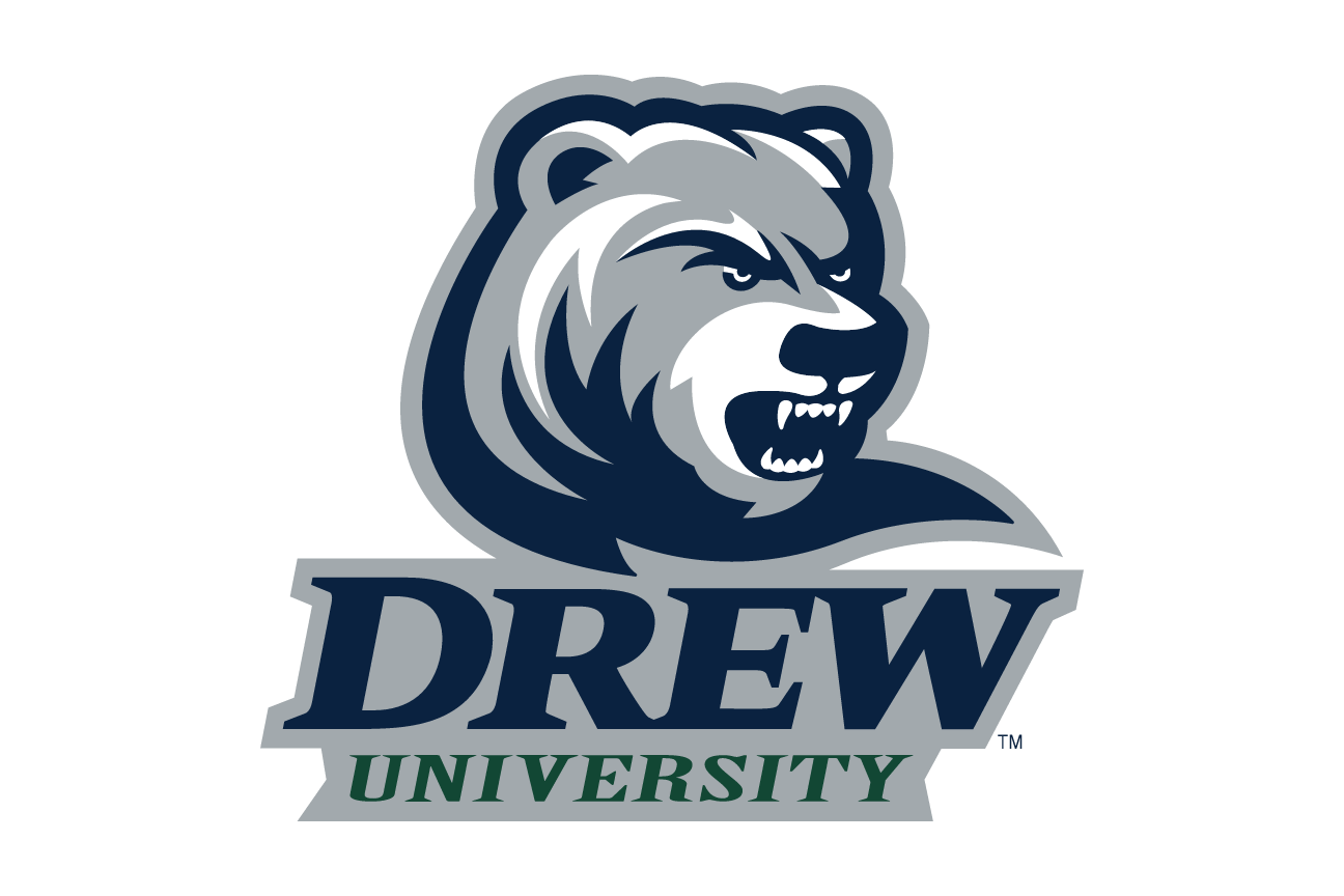 Ranger Bear with Drew University wordmark, color variant, cell 17