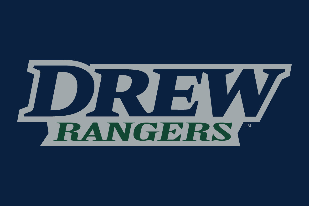 Drew Rangers wordmark, reverse color variant, cell 26