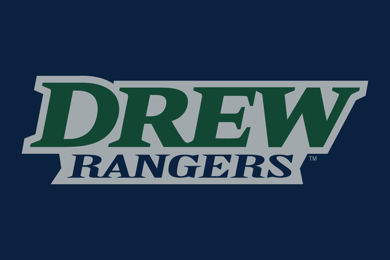 Drew Rangers wordmark, reverse alternate color variant, cell 28