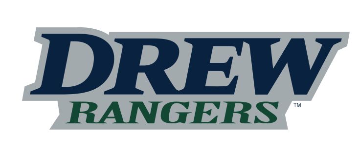 Drew Rangers wordmark, color variant, cell 25