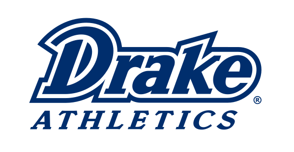 Drake Athletics wordmark, blue variant, cell 33