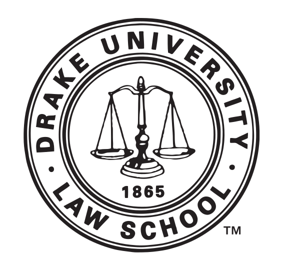Drake University Law School seal, black variant, cell 63