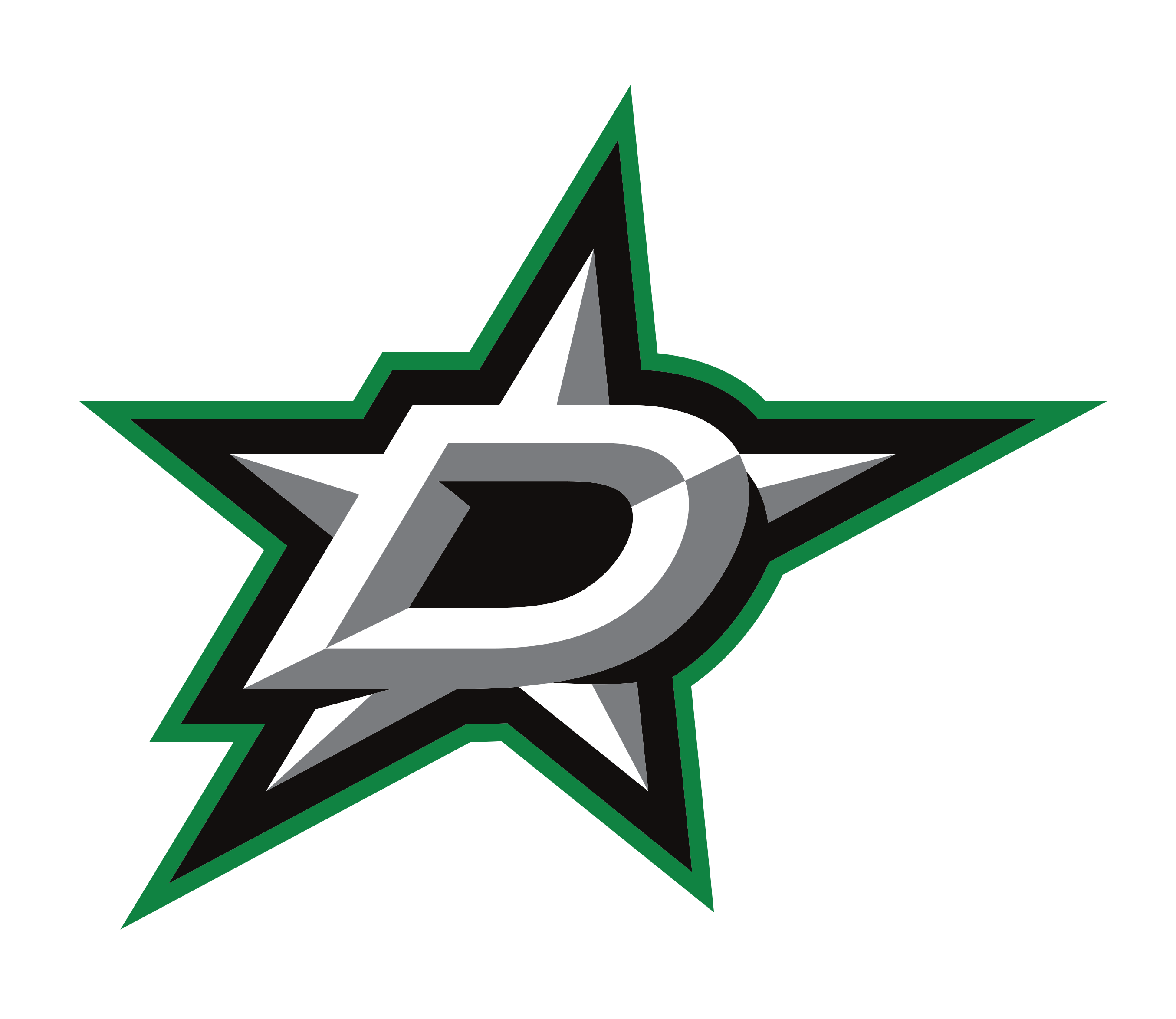 Dallas Stars primary logo, full color variant