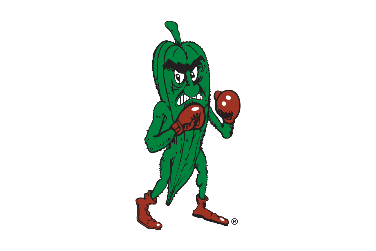 Fighting Okra mascot, full color variant, cell 15