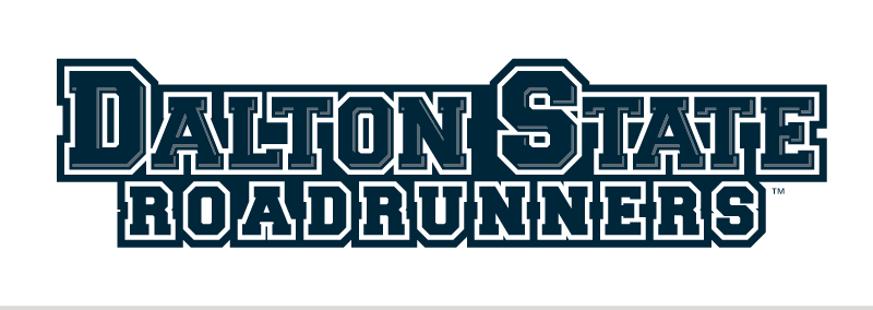 Dalton State Roadrunners wordmark, full color variant, cell 13