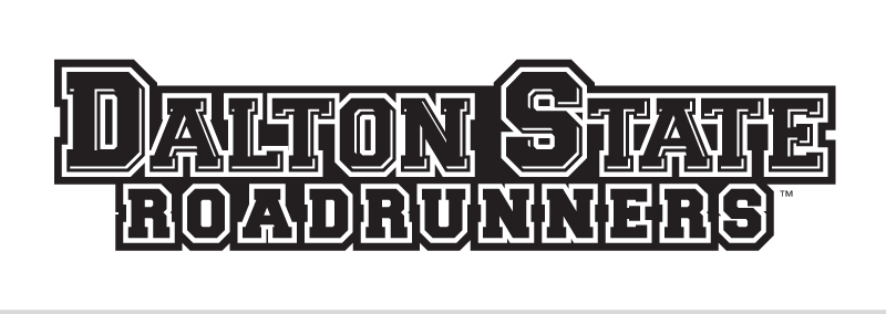 Dalton State Roadrunners wordmark, black and white variant, cell 15