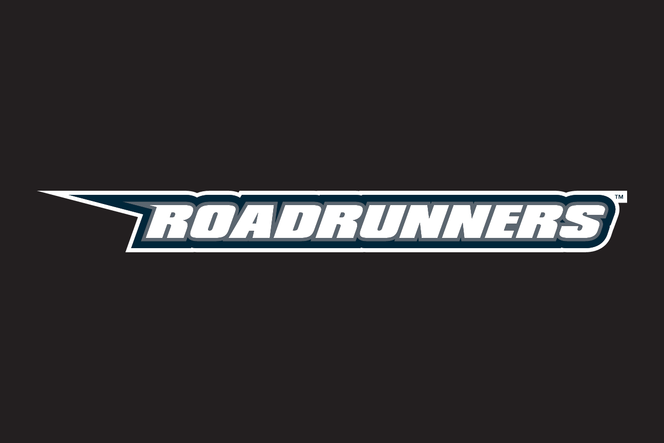 Roadrunners wordmark, reverse on dark background variant, cell 17