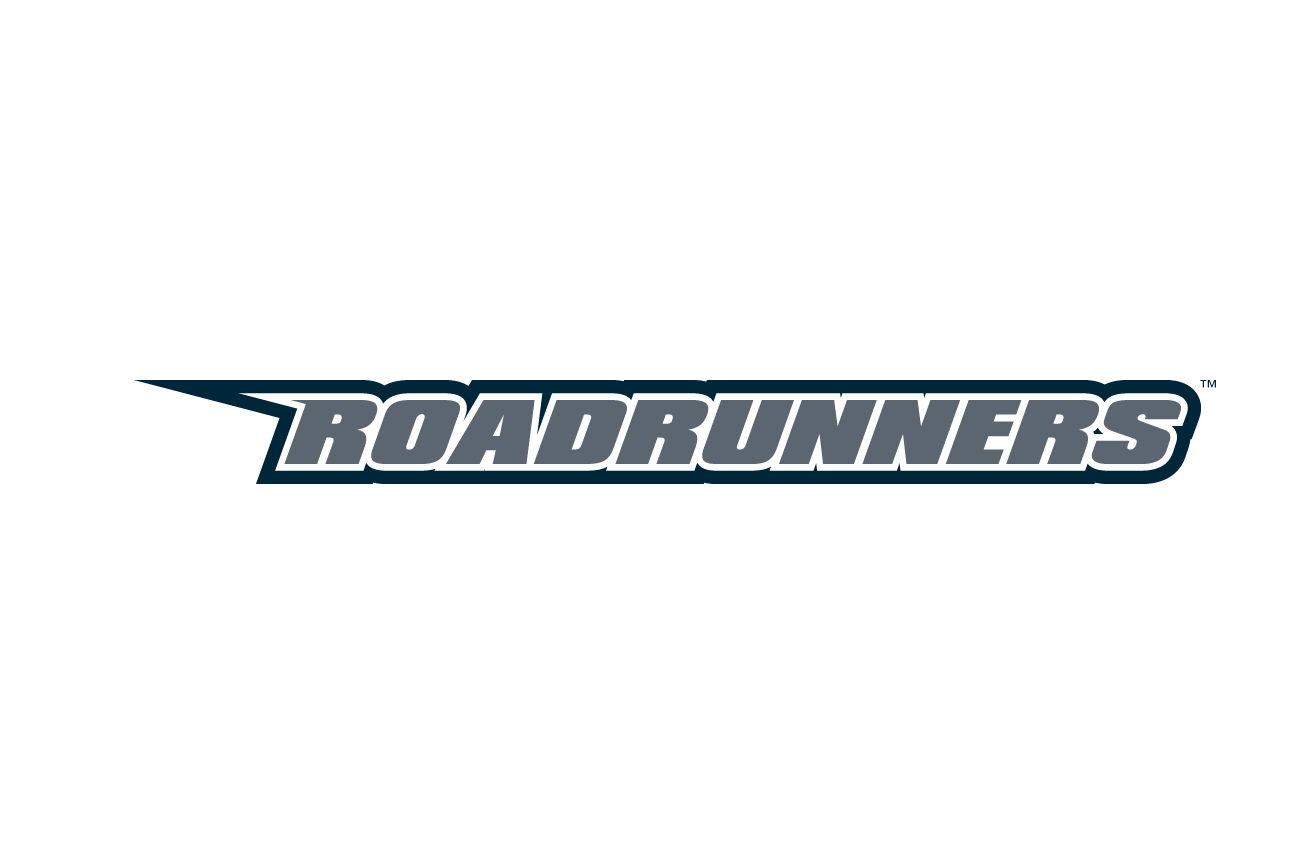 Roadrunners wordmark, black and white variant, cell 20