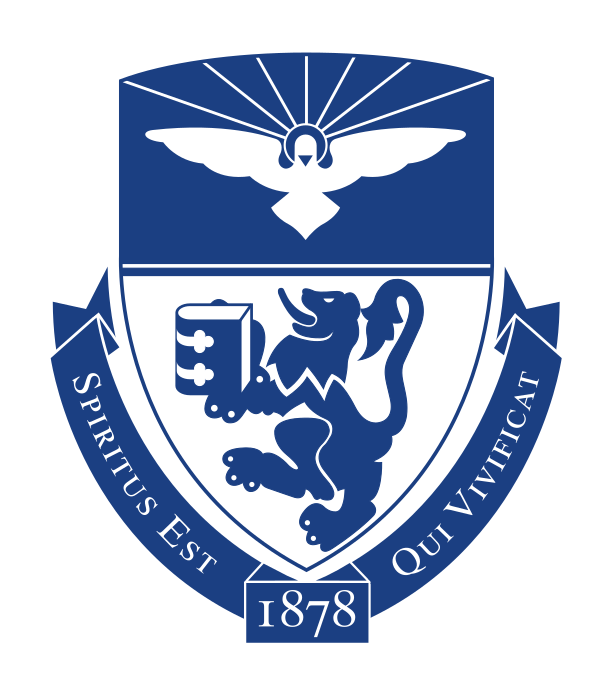 Duquesne University seal, blue variant, cell 12