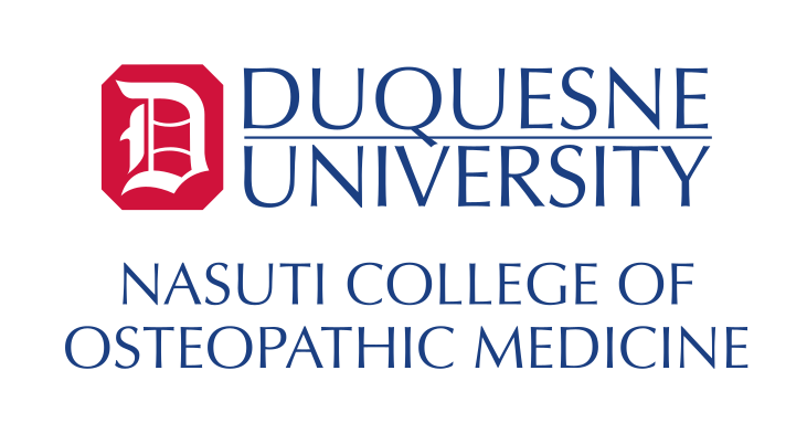 Duquesne University Nasuti College of Osteopathic Medicine, color stacked variant, cell 25