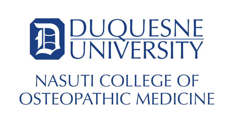 Duquesne University Nasuti College of Osteopathic Medicine, blue stacked variant, cell 27