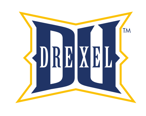 DU Drexel lockup, full color on white variant, cell 7
