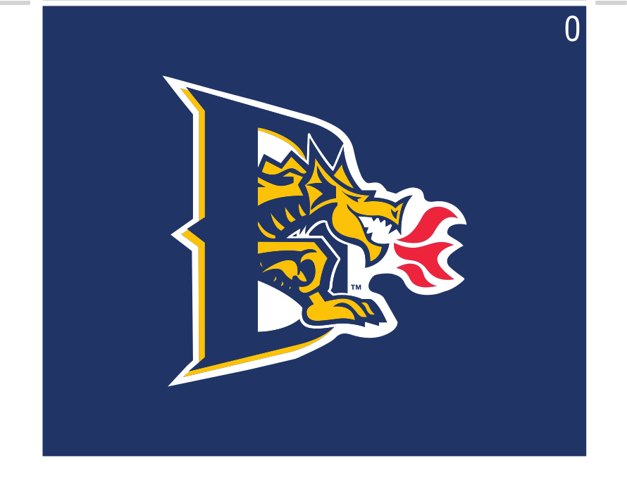 D dragon lettermark, full color on navy variant, cell 20