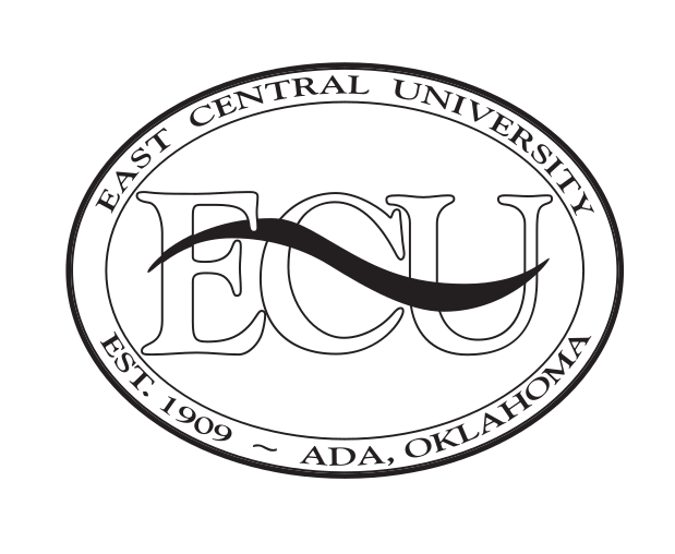 ECU institutional seal, black outline variant, cell 5