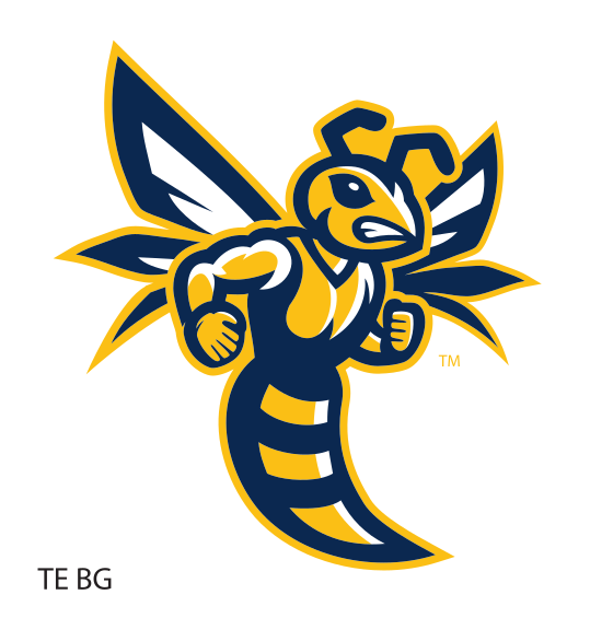EH Wasp Icon, 2 color, white BG variant, cell 6