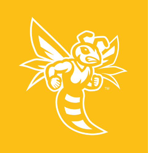 EH Wasp Icon, 1 color white, gold BG variant, cell 12