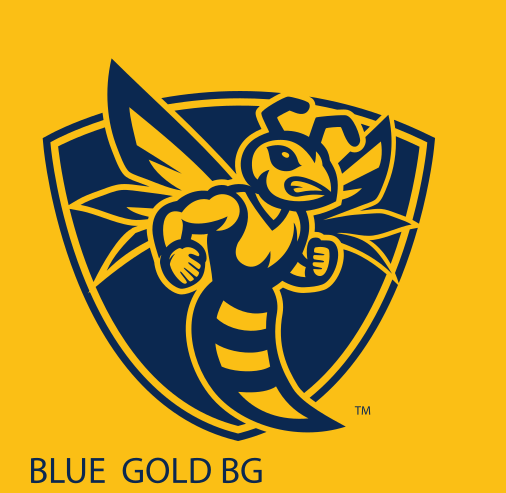 EH Wasp Shield, 1 color blue, gold BG variant, cell 24