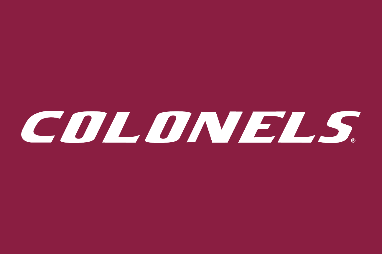 Colonels wordmark, white reverse variant, cell 14