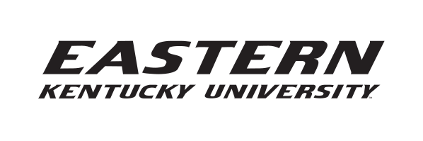 Eastern Kentucky University wordmark, black variant, cell 9
